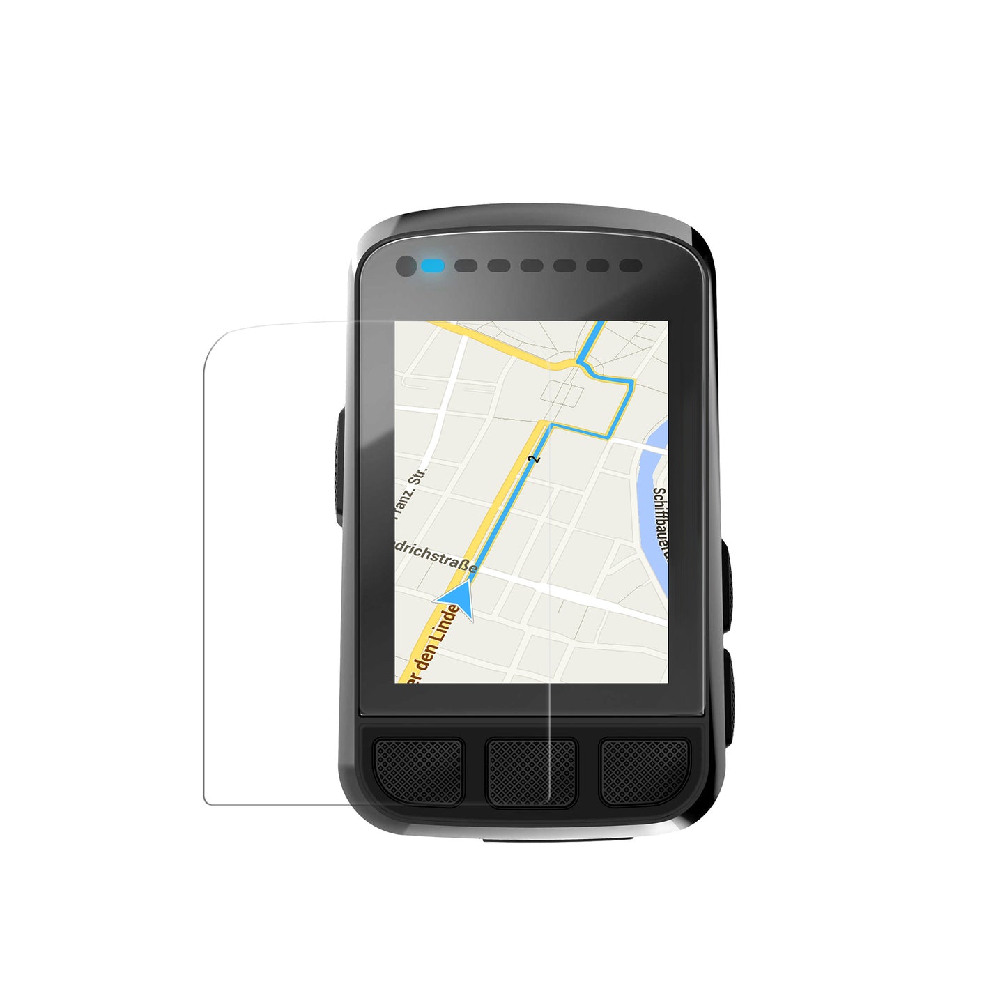 kwmobile 2x Fahrrad GPS Schutzfolie kompatibel mit Wahoo Elemnt Bolt V2 Folie - Set Displayschutzfolie für Bike GPS Computer - transparenter Displayschutz aus PMMA Transparent  