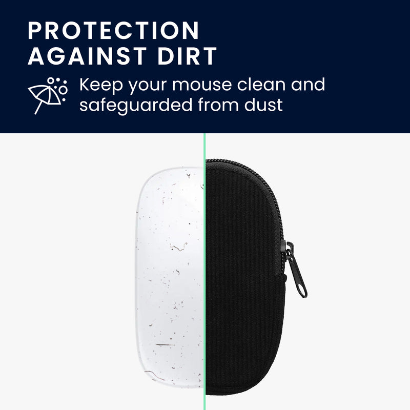 kwmobile Mouse Case Compatible with Apple Magic Mouse 1 / 2 - Pouch for Bluetooth Mouse Made of Robust Neoprene Fabric