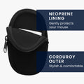kwmobile Mouse Case Compatible with Apple Magic Mouse 1 / 2 - Pouch for Bluetooth Mouse Made of Robust Neoprene Fabric