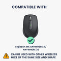 kwmobile Mouse Case compatible with Logitech MX ANYWHERE 3 / ANYWHERE 3S - Pouch for Bluetooth Mouse made of durable Neoprene Fabric