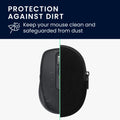 kwmobile Mouse Case compatible with Logitech MX ANYWHERE 3 / ANYWHERE 3S - Pouch for Bluetooth Mouse made of durable Neoprene Fabric