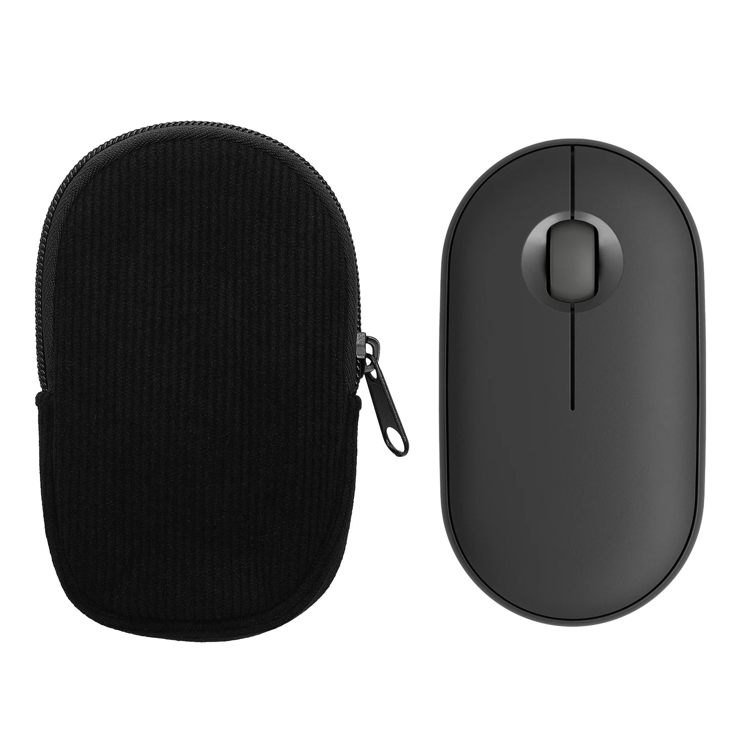 kwmobile Mouse Pouch compatible with Logitech Pebble Mouse 2 M350s / M350 Case - Cover for Bluetooth Mouse made of Neoprene Fabric