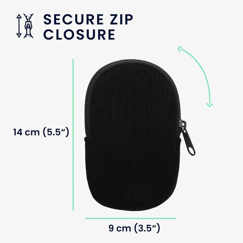 kwmobile Mouse Pouch compatible with Logitech Pebble Mouse 2 M350s / M350 Case - Cover for Bluetooth Mouse made of Neoprene Fabric
