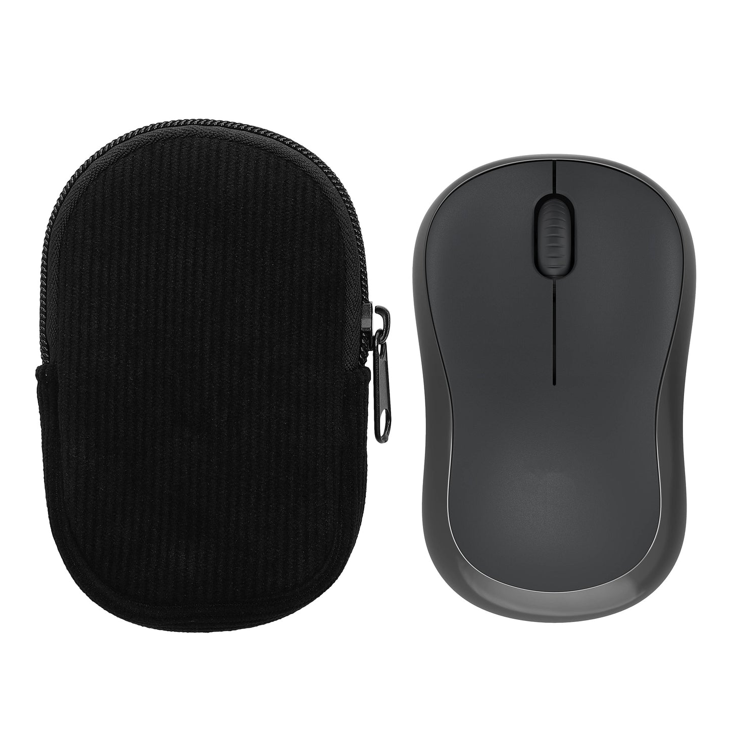 kwmobile Mouse Bag Compatible with Logitech M240 SILENT / M325S Case - Cover for Bluetooth Mouse Made of Robust Neoprene Fabric