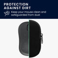 kwmobile Mouse Bag Compatible with Logitech M240 SILENT / M325S Case - Cover for Bluetooth Mouse Made of Robust Neoprene Fabric