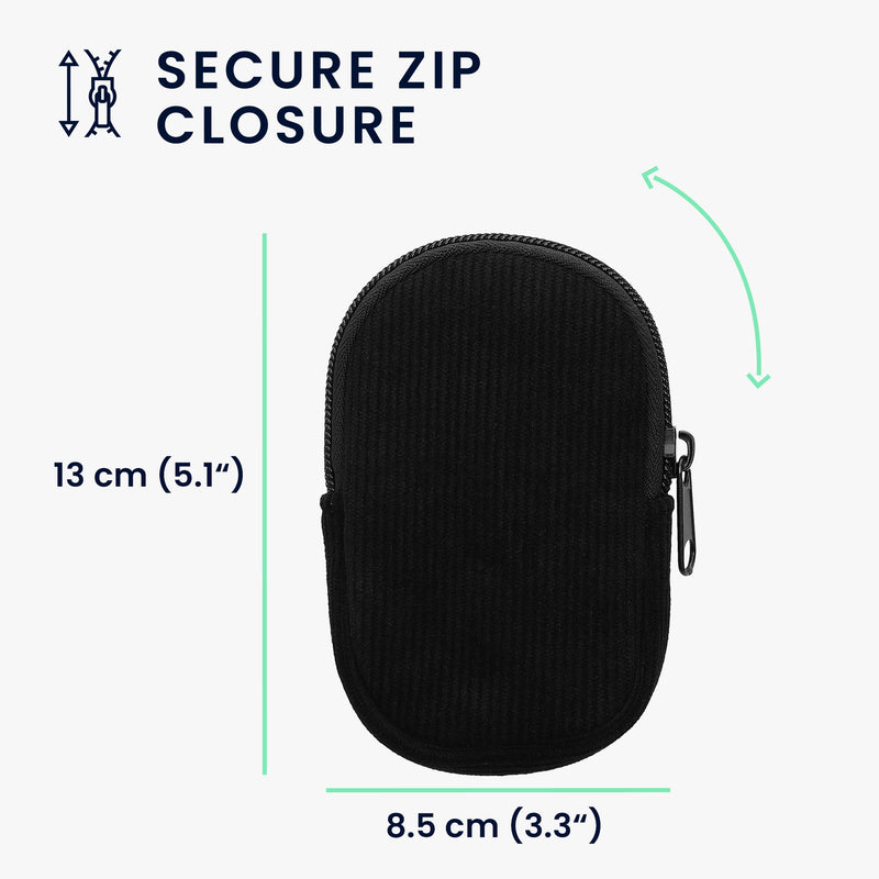 kwmobile Mouse Bag Compatible with Logitech M240 SILENT / M325S Case - Cover for Bluetooth Mouse Made of Robust Neoprene Fabric