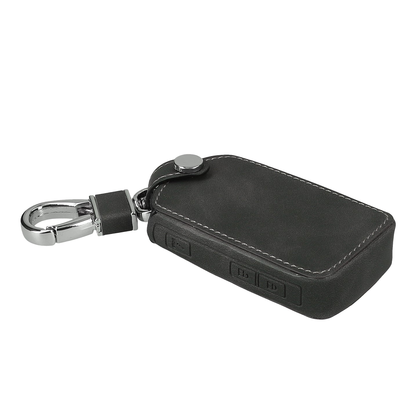 kwmobile Car Key Fob Cover Compatible with Mazda 3-Button CX30 CX50 CX60 CX90 MX-30 - Faux Leather Key Fob Case