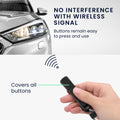 kwmobile Car Key Fob Cover Compatible with Mazda 3-Button CX30 CX50 CX60 CX90 MX-30 - Faux Leather Key Fob Case