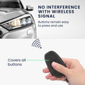 kwmobile Car Key Cover compatible with Opel 3-Button Smart Key Keyless Go Protective Case Cover