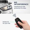 kwmobile Car Key Cover compatible with Audi A6 A7 A8 Q7 Q8 3-Button Car Keyless Fob