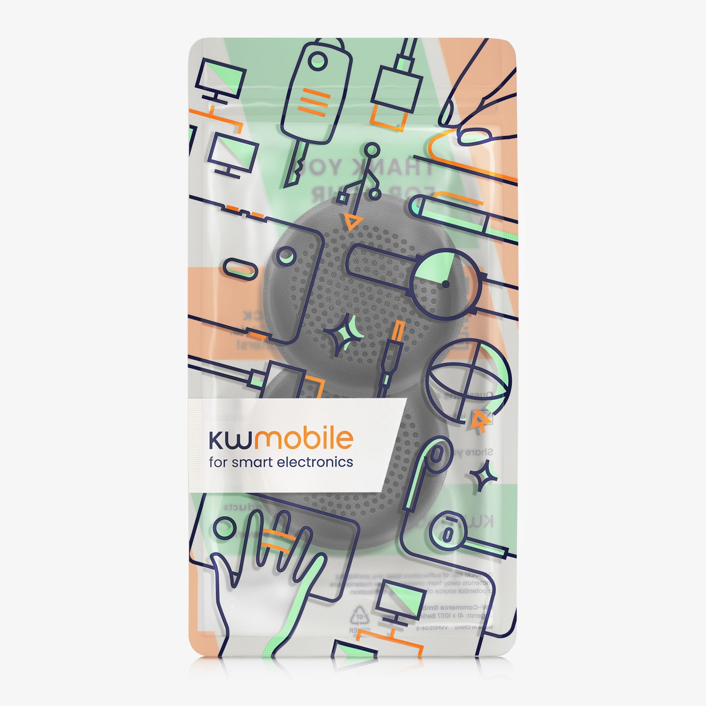 kwmobile Ear Pads for Logitech Zone Wired Headphones Replacement Parts Over-Ear Headphones