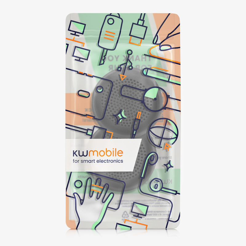 kwmobile Ear Pads for Logitech Zone Wired Headphones Replacement Parts Over-Ear Headphones