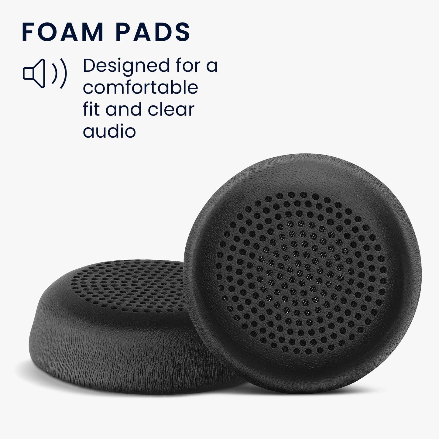 kwmobile Ear Pads for Logitech Zone Wired Headphones Replacement Parts Over-Ear Headphones