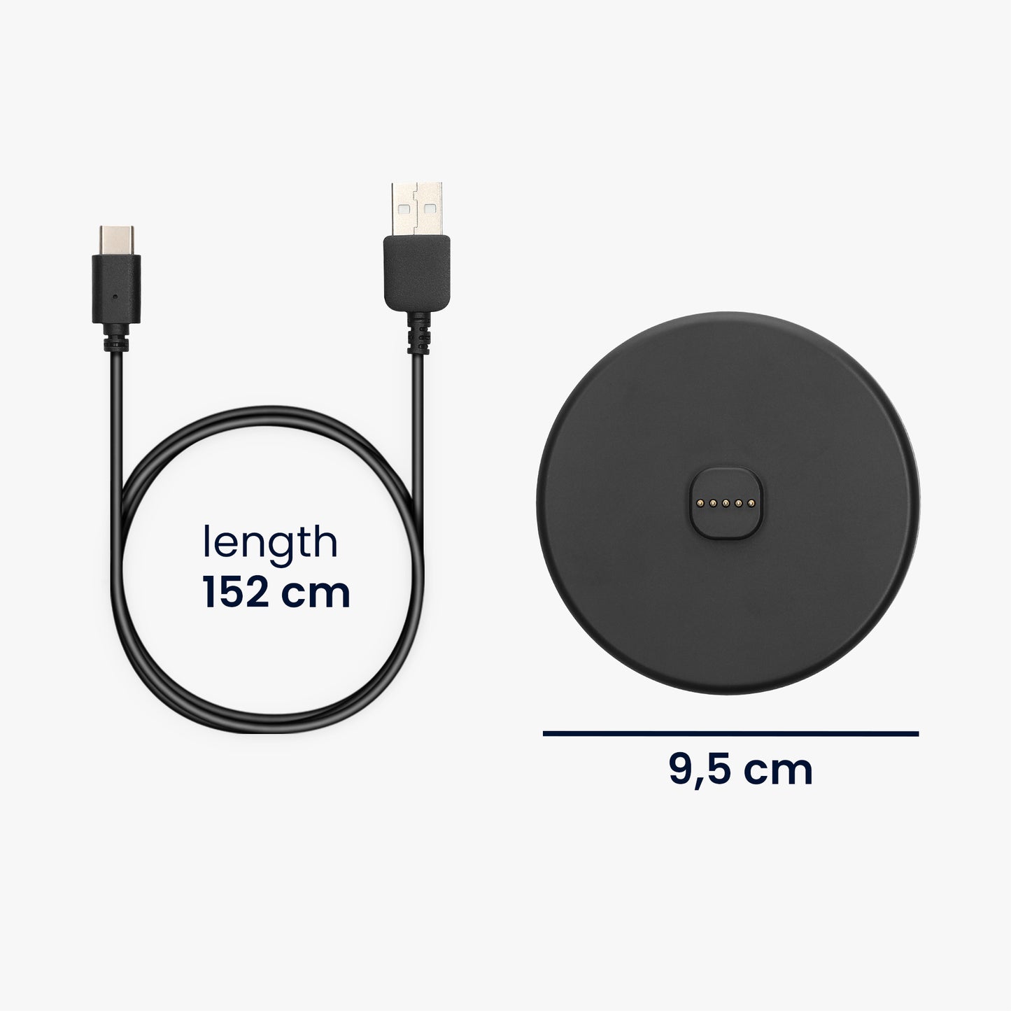 kwmobile Charging Cradle Compatible with Sony LinkBuds Speaker Charging Station with USB C Charging Cable Portable Charger