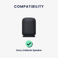 kwmobile Charging Cradle Compatible with Sony LinkBuds Speaker Charging Station with USB C Charging Cable Portable Charger