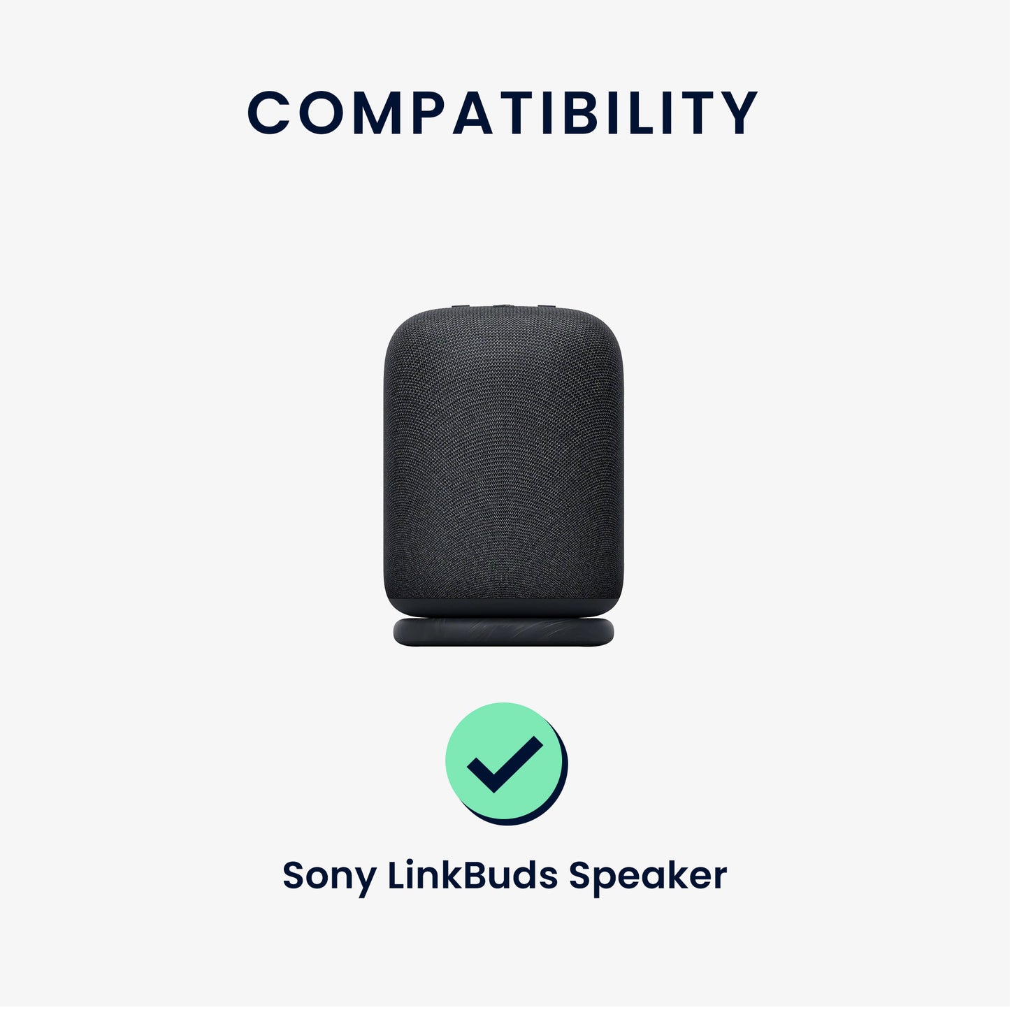 kwmobile Charging Cradle Compatible with Sony LinkBuds Speaker Charging Station with USB C Charging Cable Portable Charger