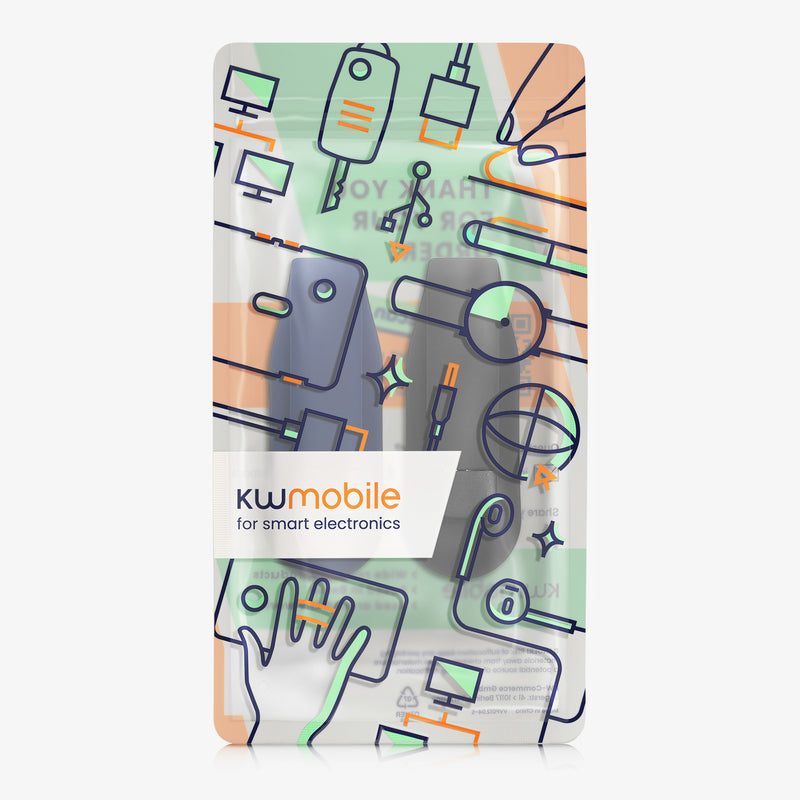 kwmobile Clip Holder compatible with Xiaomi Mi Band 10 / 9 / 8 Holder without Tracker