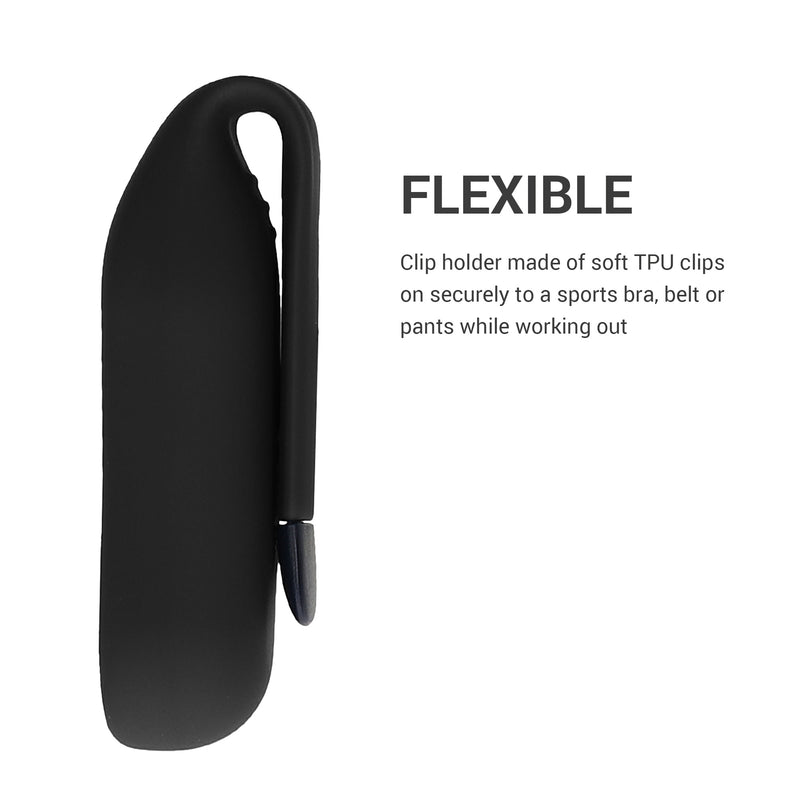 kwmobile Clip Holder compatible with Xiaomi Mi Band 10 / 9 / 8 Holder without Tracker