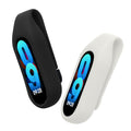 kwmobile Clip Halter kompatibel mit Xiaomi Mi Band 10 / 9 / 8 - Silikon Fitnesstracker Halterung - ohne Tracker Schwarz  [dsg04]
