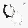 kwmobile Full Body Display Cover Set for Garmin vivoactive 6 (42mm) / Active 6 Protective Case