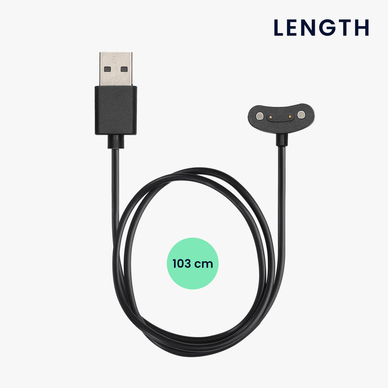 kwmobile USB Cable Charger compatible with Ticwatch Pro 5 Enduro / Pro 3 / E3 / Atlas Charging Cable Smart Watch Replacement Cable Fitness Tracker Charger
