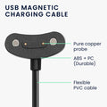 kwmobile USB Cable Charger compatible with Ticwatch Pro 5 Enduro / Pro 3 / E3 / Atlas Charging Cable Smart Watch Replacement Cable Fitness Tracker Charger