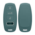 kwmobile Autoschlüssel Silikon Hülle kompatibel mit Audi A6 A7 A8 Q7 Q8 3-Tasten Autoschlüssel Keyless - Schlüsselhülle in Arctic Night Arctic Night  