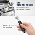 kwmobile Car Key Cover compatible with Volvo 4-Button Car Key Keyless Go - Key Cover