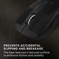 kwmobile Gaming Mouse Grip Tape for Universal Wireless Mouse Mouse Grip - Non-Slip Grip Tape for PC Mouse - Mouse Grip Tape in Various Sizes