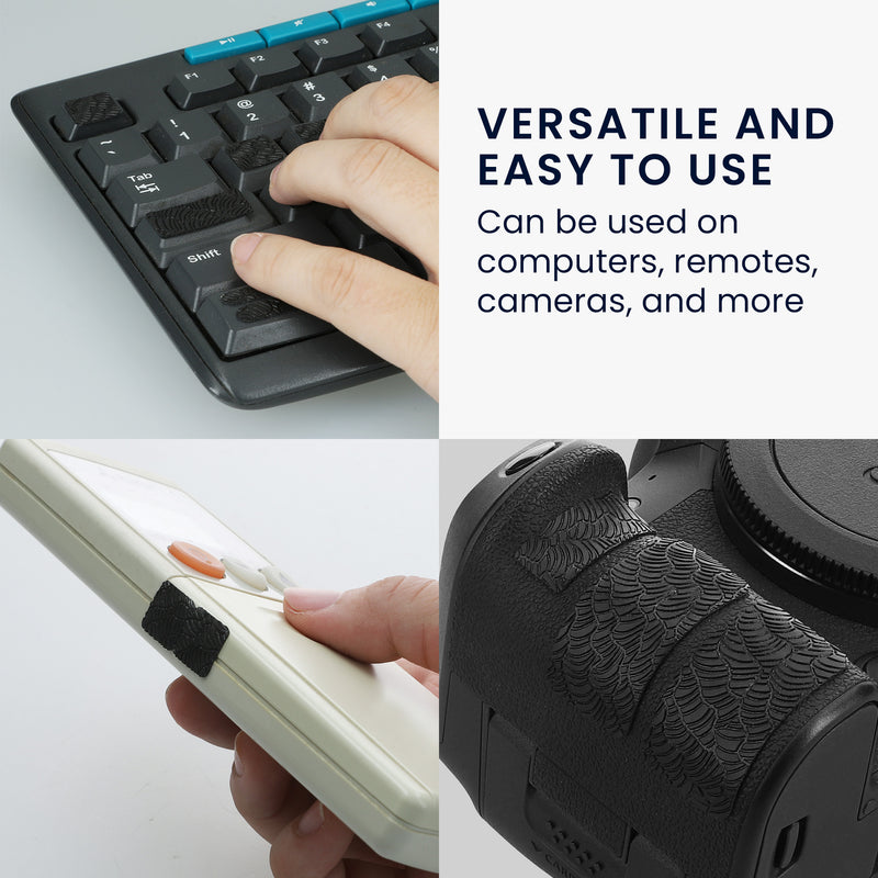 kwmobile Gaming Mouse Grip Tape for Universal Wireless Mouse Mouse Grip - Non-Slip Grip Tape for PC Mouse - Mouse Grip Tape in Various Sizes