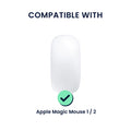 kwmobile Protective Case Compatible with Apple Magic Mouse 1 / 2 Cover - Non-Slip PC Mouse Cover Made of Soft Silicone
