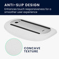 kwmobile Protective Case Compatible with Apple Magic Mouse 1 / 2 Cover - Non-Slip PC Mouse Cover Made of Soft Silicone