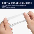 kwmobile Protective Case Compatible with Apple Magic Mouse 1 / 2 Cover - Non-Slip PC Mouse Cover Made of Soft Silicone