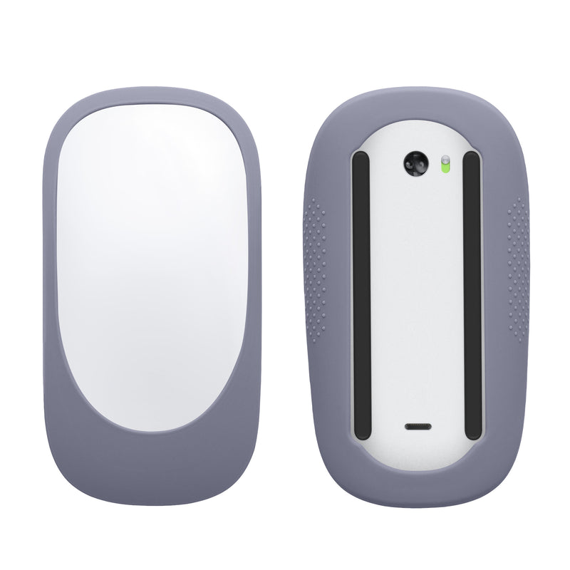 kwmobile Silikon Schutzhülle kompatibel mit Apple Magic Mouse 1 / 2 Hülle - Rutschfestes PC Maus Cover aus softem Silikon - Lavendel Lavendel  