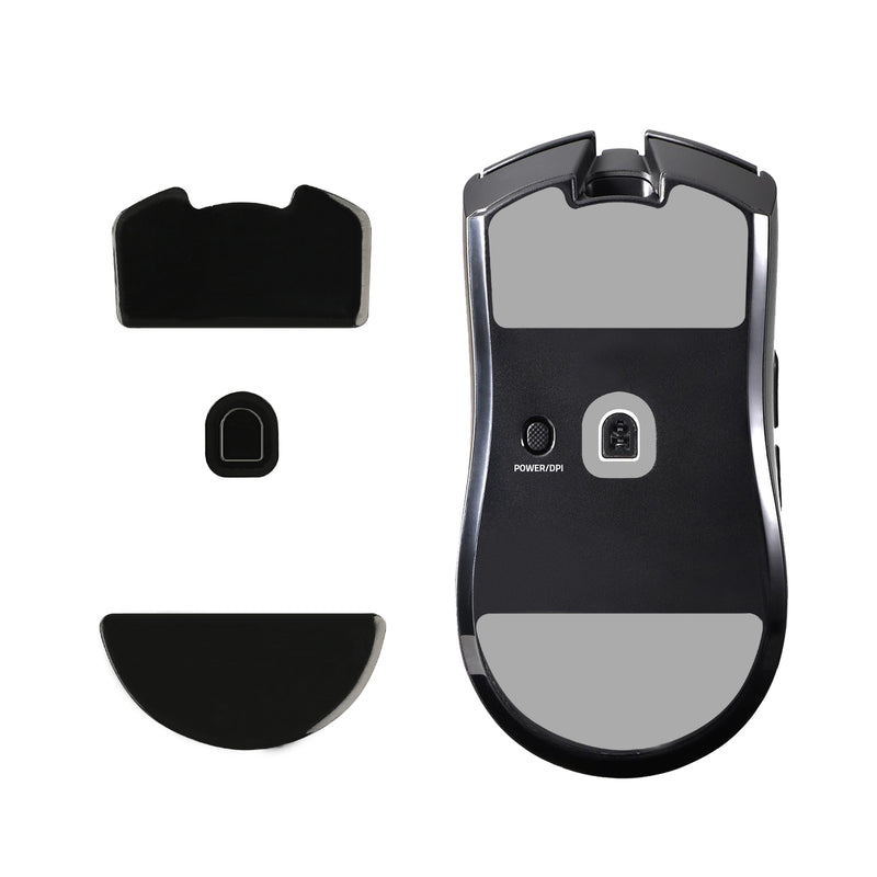 kwmobile Mouse Feet Stickers compatible with Razer Viper V3 Pro Replacement Glides Mouse Feet Precision Fit Mouse Glides