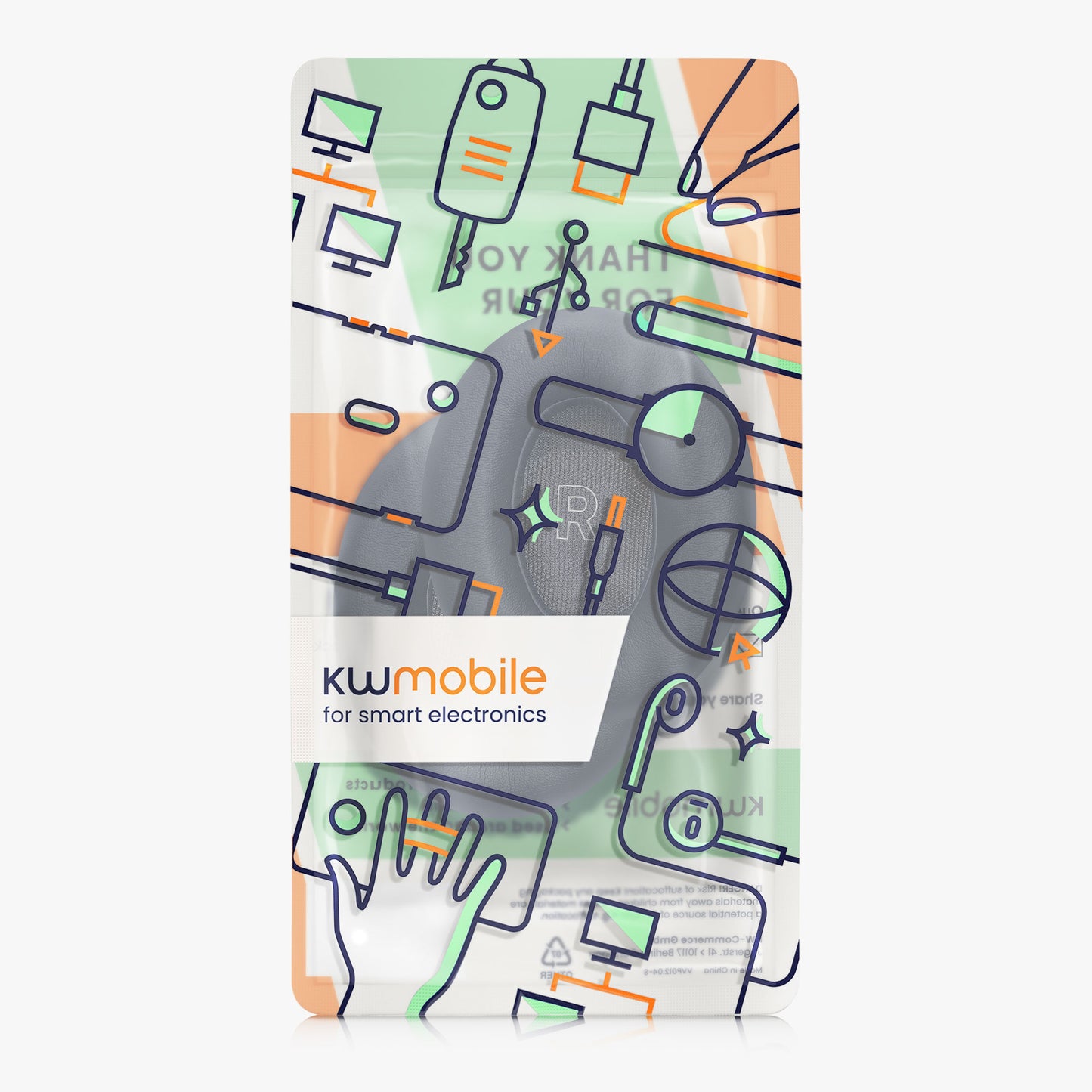 kwmobile Ear Pads for Bose QC Ultra / QuietComfort Ultra Earpad Replacement Headphone Spare Parts Over Ear Headphones