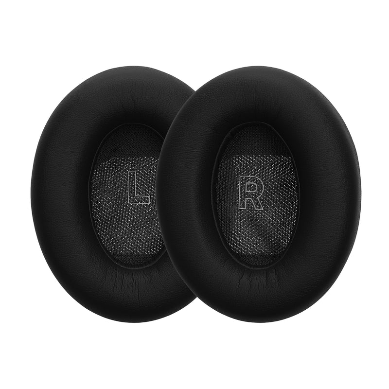 kwmobile 2x Ohr Polster für Bose QC Ultra / QuietComfort Ultra Ohrpolster - Ersatz Ohrpolster - Kopfhörer Ersatzteile - Kopfhörer Ersatzpolster für Over Ear Headphones Schwarz  