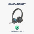 kwmobile Ear Pads for Jlab Go Work Gen 2 Earpads Replacement Headphone Spare Parts Headphone Replacement Pads Over Ear Headphones