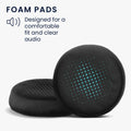 kwmobile Ear Pads for Jlab Go Work Gen 2 Earpads Replacement Headphone Spare Parts Headphone Replacement Pads Over Ear Headphones