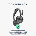 kwmobile Ear Pads for Plantronics Voyager Focus / B825 / 4210 / 4220 / BlackWire 5200 / 7225 Earpad Replacements Headphone Replacement Pads for Over Ear Headphones