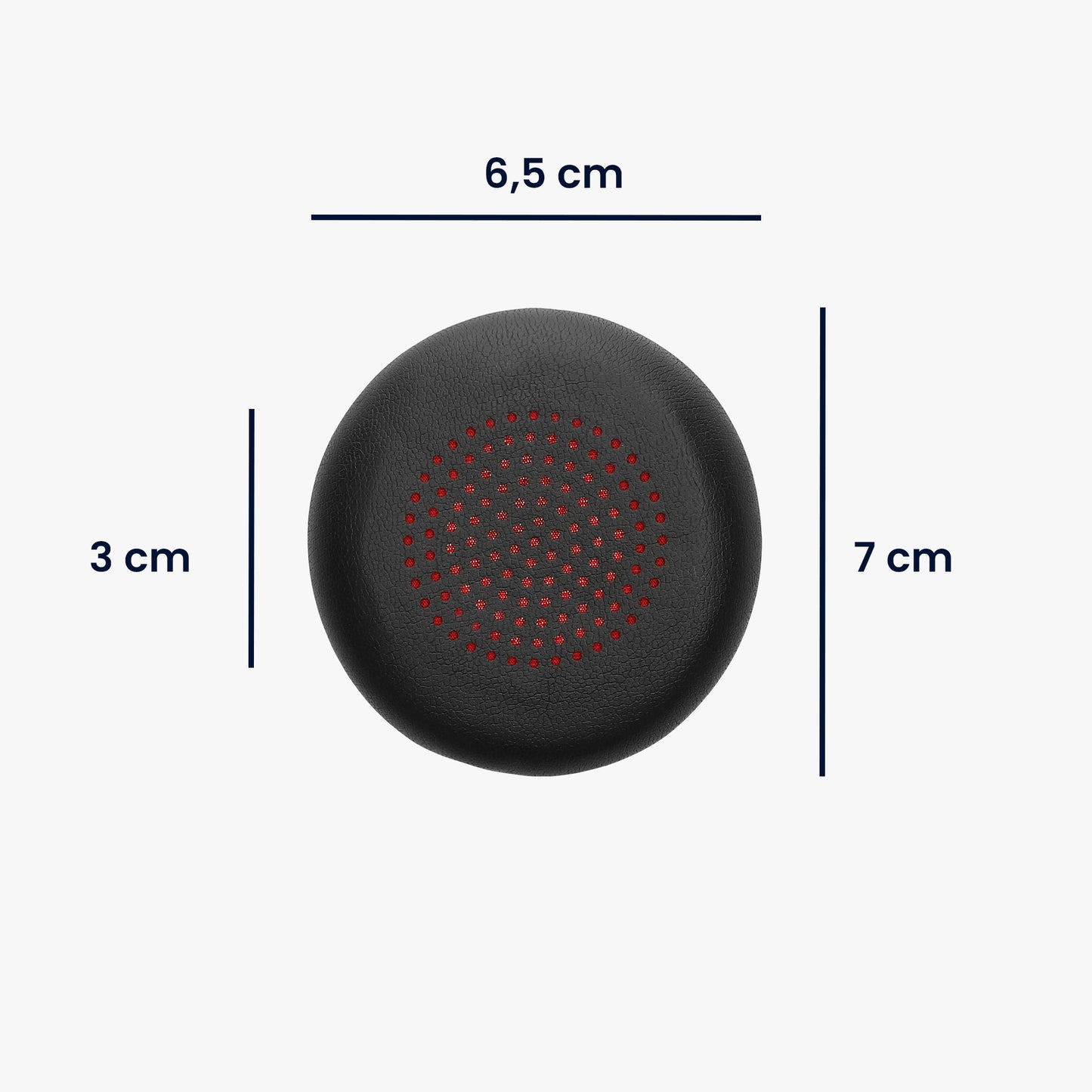 kwmobile Ear Pads for Plantronics Voyager Focus / B825 / 4210 / 4220 / BlackWire 5200 / 7225 Earpad Replacements Headphone Replacement Pads for Over Ear Headphones