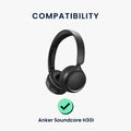 kwmobile Ear Pads for Anker Soundcore H30i Replacement Headphone Spare Parts Over Ear Headphones