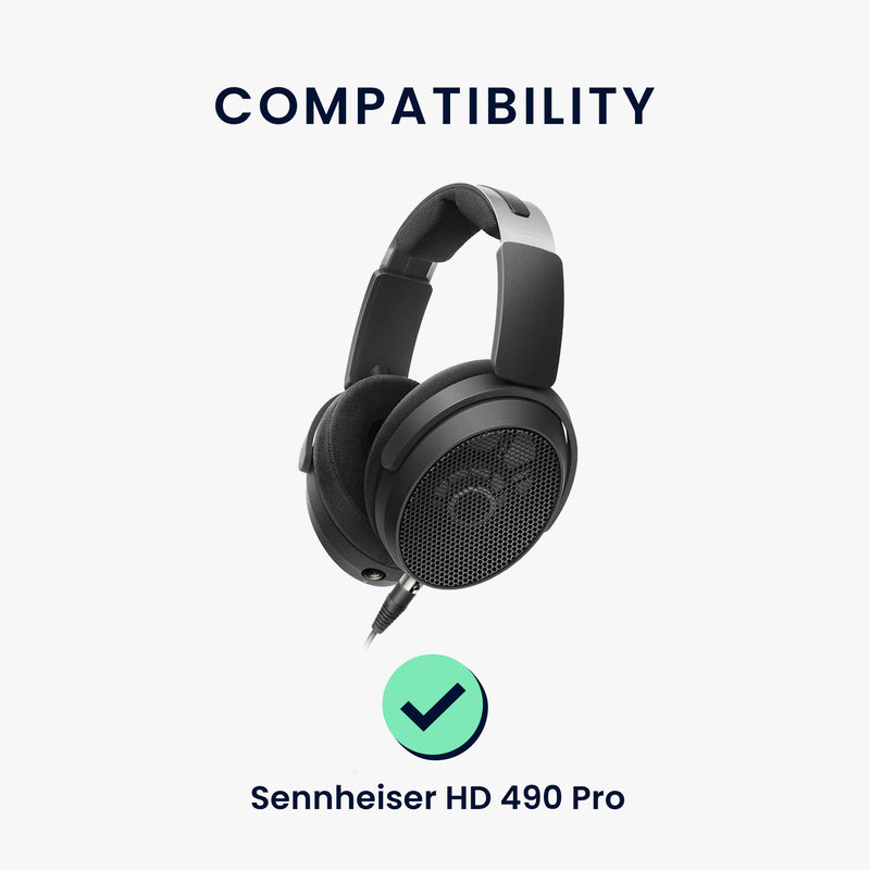 kwmobile Ear Pads for Sennheiser HD 490 Pro Earpads Replacement Headphone Spare Parts Headphone Replacement Pads for Over-Ear Headphones