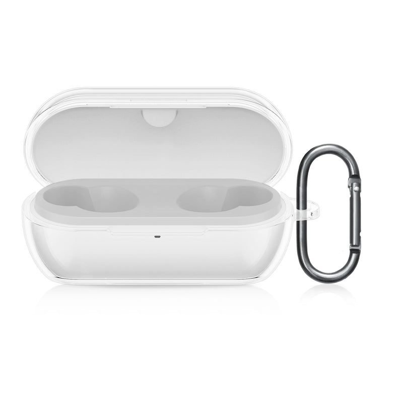 kwmobile Hülle für Sony WF-C710N Case - TPU Silikon Schutzhülle - Kopfhörer Cover - Transparent Transparent  