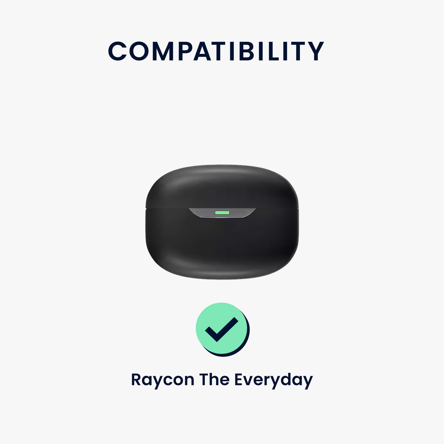 kwmobile Case Compatible with Raycon The Everyday Case - Headphone Case - Protective Cover