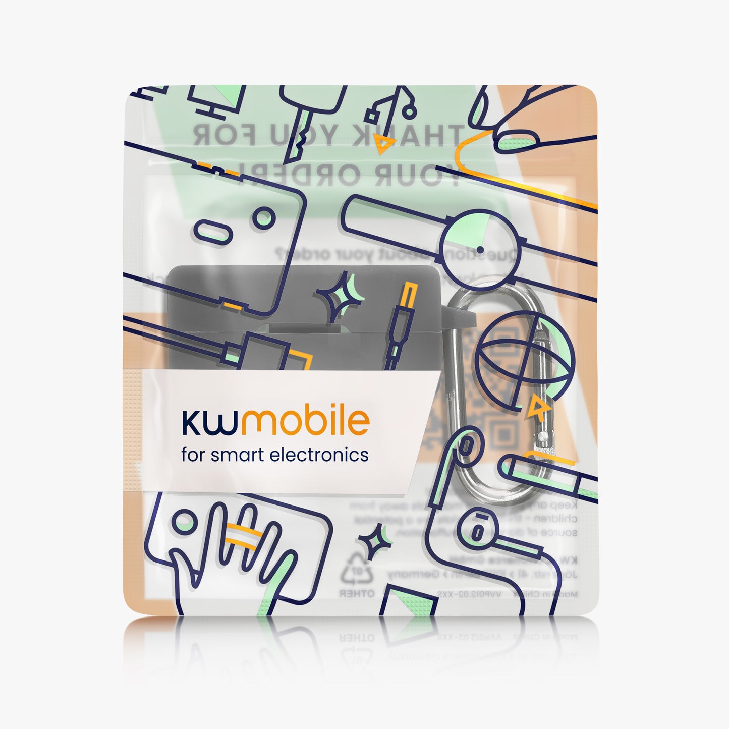 kwmobile Case Compatible with CMF Nothing Buds 2 Plus Headphones