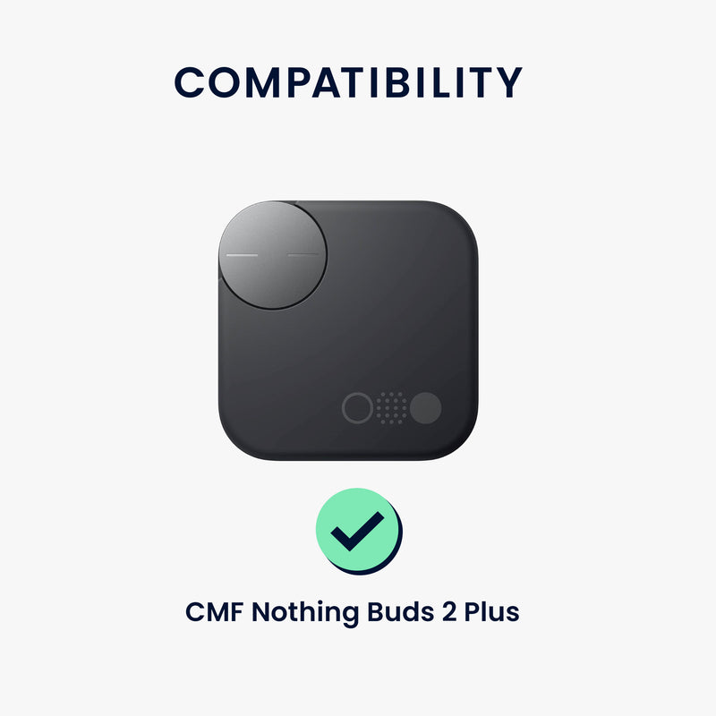 kwmobile Case Compatible with CMF Nothing Buds 2 Plus Headphones