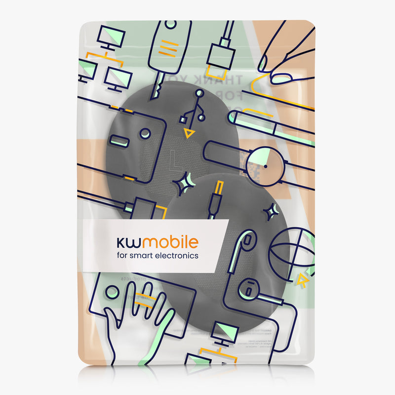 kwmobile Ear Pads for Bose QC Ultra / QuietComfort Ultra Ear Cushions Replacement Headphone Parts with Cooling Effect