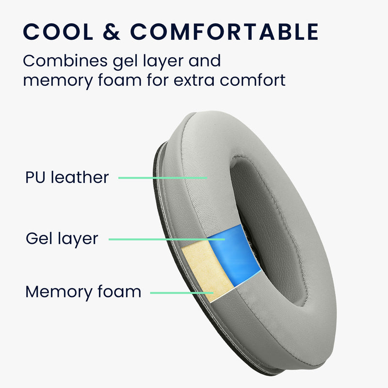 kwmobile Ear Pads for Bose Quietcomfort 35 35II 25 15 / QC35 QC35II QC25 QC15 Earpads Replacement Ear Cushion Headphone Spare Parts Headphone Replacement Pads with Cooling Effect