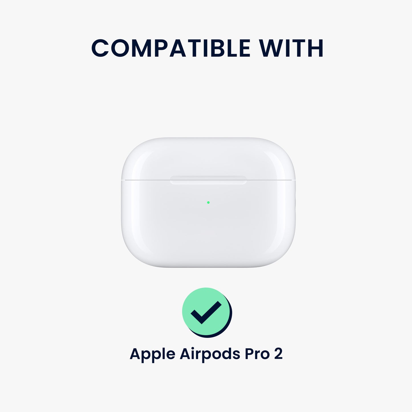 kwmobile Case for Apple Airpods Pro 2 with Loop